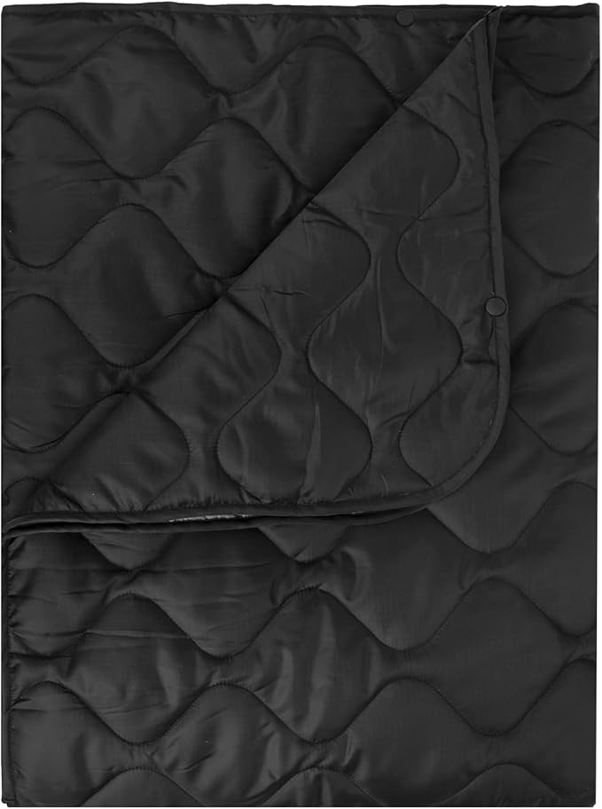 Military Poncho Liner 55”x 79” Camping Blanket Insulation Compact Waterproof for Travel Stadium Outdoor Camping