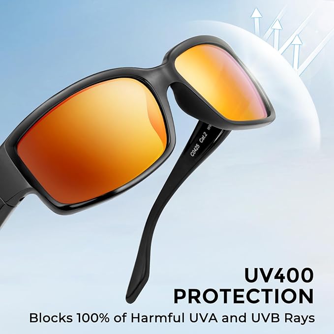 KastKing Skidaway Polarized Sport Sunglasses for Men and Women,Ideal for Driving Fishing Cycling and Running,UV Protection