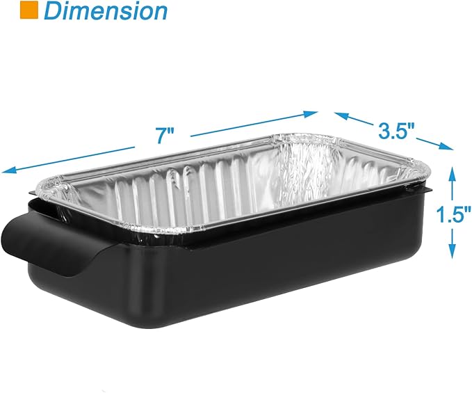 Grease Pan for Charbroil 9328812P06 G416-0015-W1 Grease Catcher with 15-Pack Aluminum Disposable Drip Pan for Charbroil Performance 463331221 463365021 and More