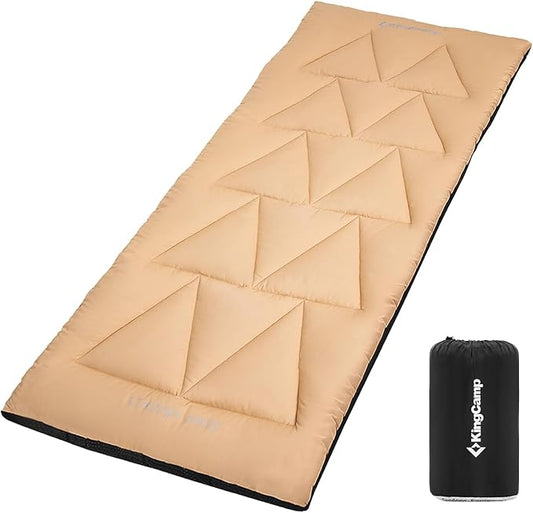 KingCamp Cot Mattress, Portable Lightweight Camping Sleeping Mat Soft Comfortable Non-Slip Cot Pad for Camp Cot, RV Bunk & Twin Beds