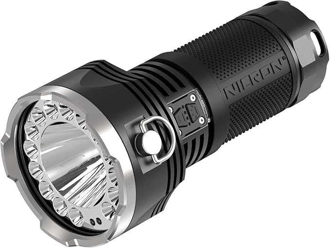 NICRON B400 Rechargeable Flashlights 16000 High Lumens, 3280ft Long Range, Super Bright LED Flashlight Type C Charged, 6 Modes Long Lasting 210 Hours, IPX8 Waterproof for Emergencies, Camping