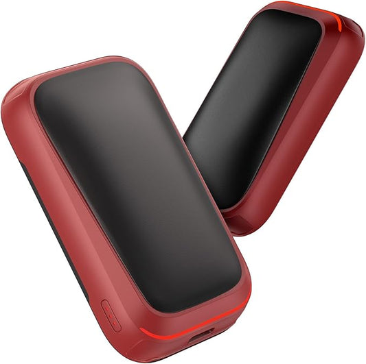 Gaiatop Electric Hand Warmers Rechargeable, Magnetic Pocket Hand Warmer 2-Pack, 3s Fast Heating, Fits in Gloves, for Winter Sports, Hunting Accessories, Stocking Stuffers Gifts for Men Women