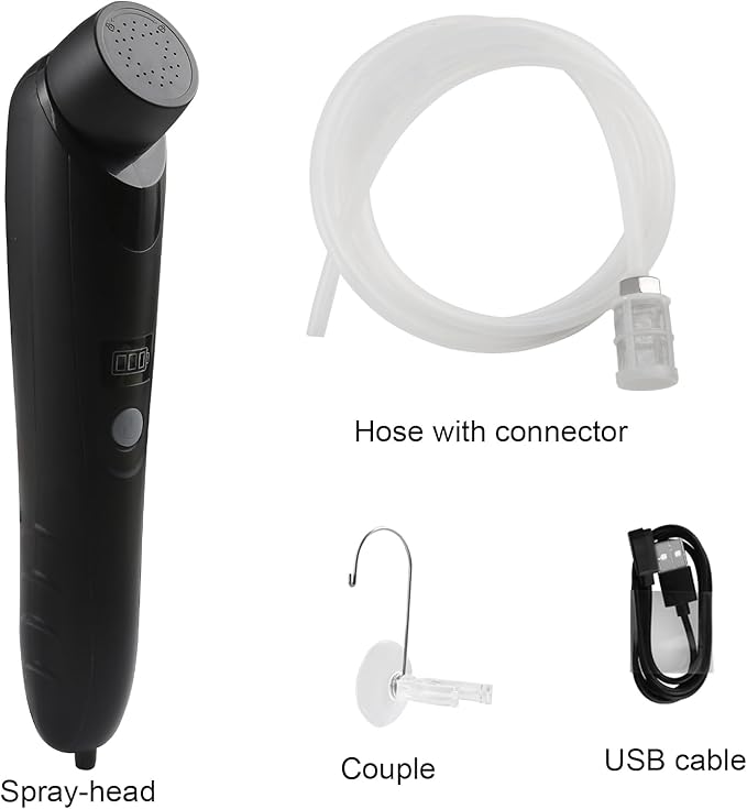 Portable Outdoor Shower,Handheld Electric Shower,IPX6 Waterproof,USB Charging,Built-in Battery,Compact and Portable,Suitable for Outdoor Camping,Beach Bathing,Hiking,pet Bathing
