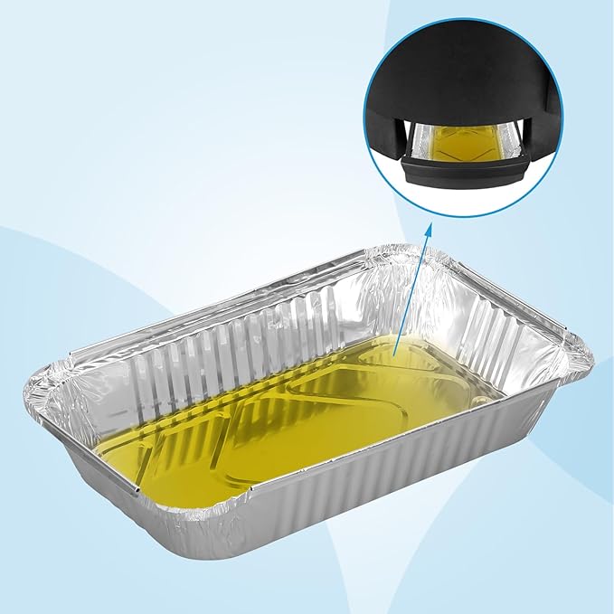 20 Packs Drip Pans for Charbroil The Big Easy Turkey Fryer 2425514W12, Disposable Grease Tray Liners for Char Broil Big Easy Turkey Fryer, Parts for Charbroil The Big Easy Accessories