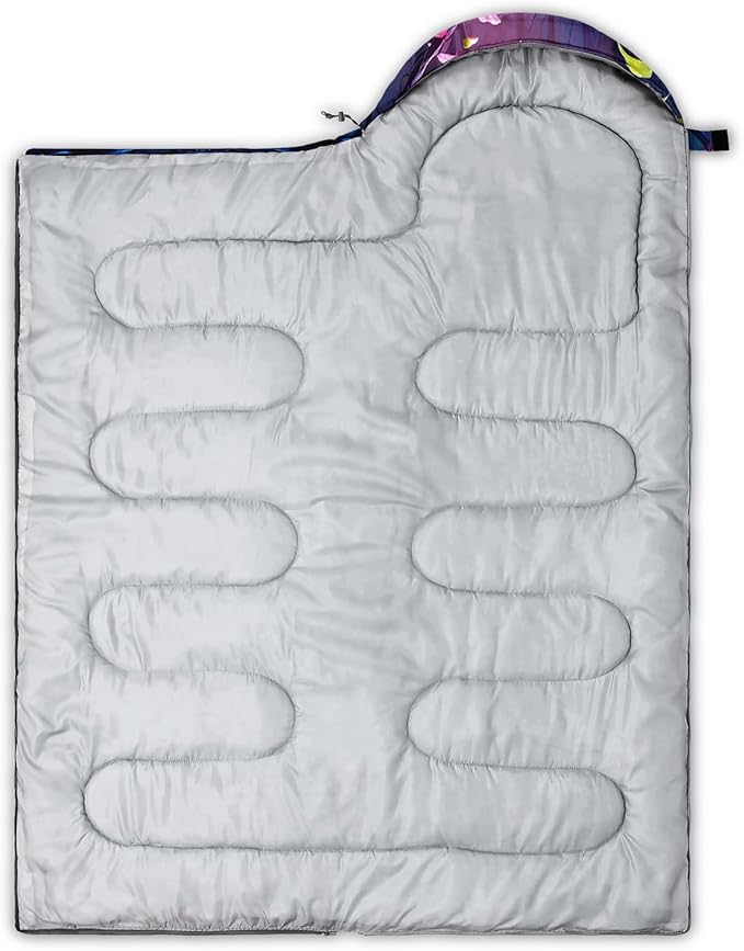 AILONEN Outer Space Astronaut Camping Sleeping Bags,Lightweight & Waterproof,3 Season Warm & Cool Weather,Cartoon Sleeping Bags for Kids,Boys Girls Travelling,Outdoors