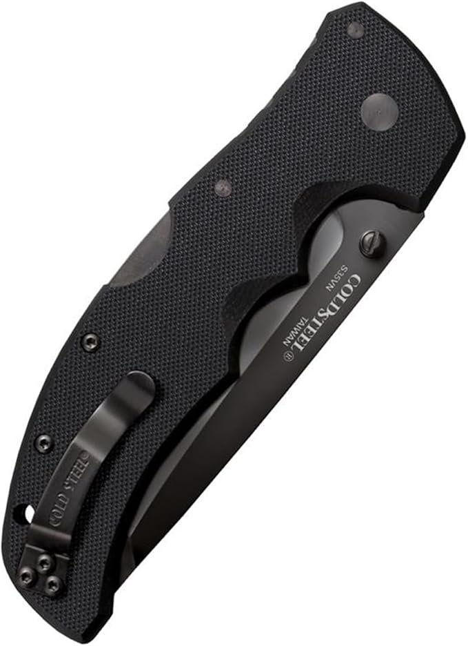 Cold Steel Recon 1 4" S35VN Razor-Sharp Blade 5.375" G-10 Handle Tactical Folding Knife w/Tri-Ad Lock, Ambidextrous Pocket/Belt Clip