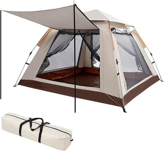 Grassman Camping Tent 2/4/6/8 Person Portable Instant Cabin Tent Easy Set Up with Rainfly & Windproof Portable with Carry Bag for Family Camping & Hiking