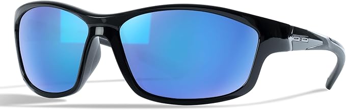 B.N.U.S Corning glass lenses polarized sunglasses for men and women UV400 Protection for Fishing Cycling Driving Italy made