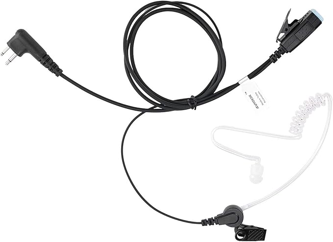CP200 Surveillance Earpiece Headset Compatible with M0torola XU2600 CLS1110 CLS1413 CP200D RMU2040 RDU4100 Walkie Talkie with Mic PTT (1 Pack)