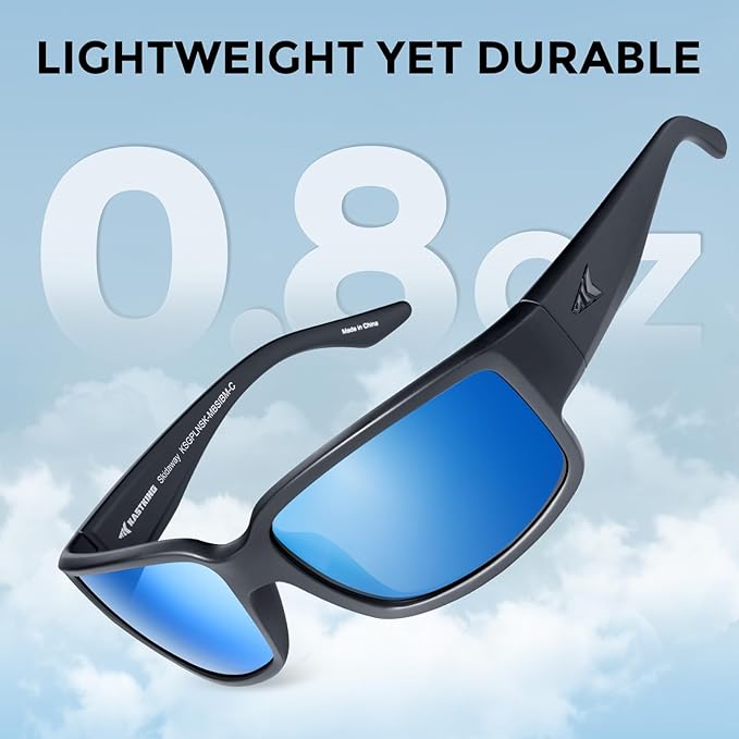 KastKing Skidaway Polarized Sport Sunglasses for Men and Women,Ideal for Driving Fishing Cycling and Running,UV Protection