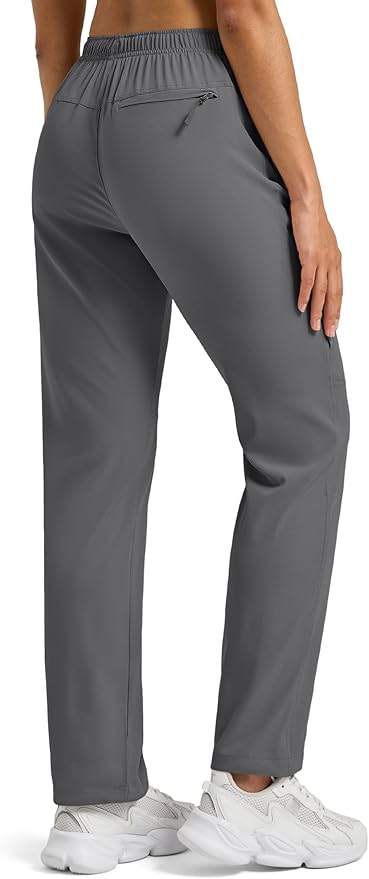 Willit Women's Hiking Pants Quick Dry Cargo Pants Lightweight Water Resistant Travel Golf Pockets Petite/Regular/Tall
