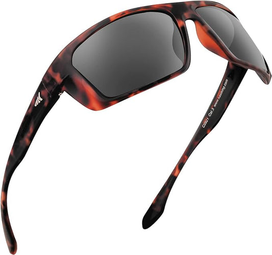 KastKing Huzzah Polarized Sport Sunglasses for Men and Women, Ideal for Driving Fishing Cycling and Running,UV Protection