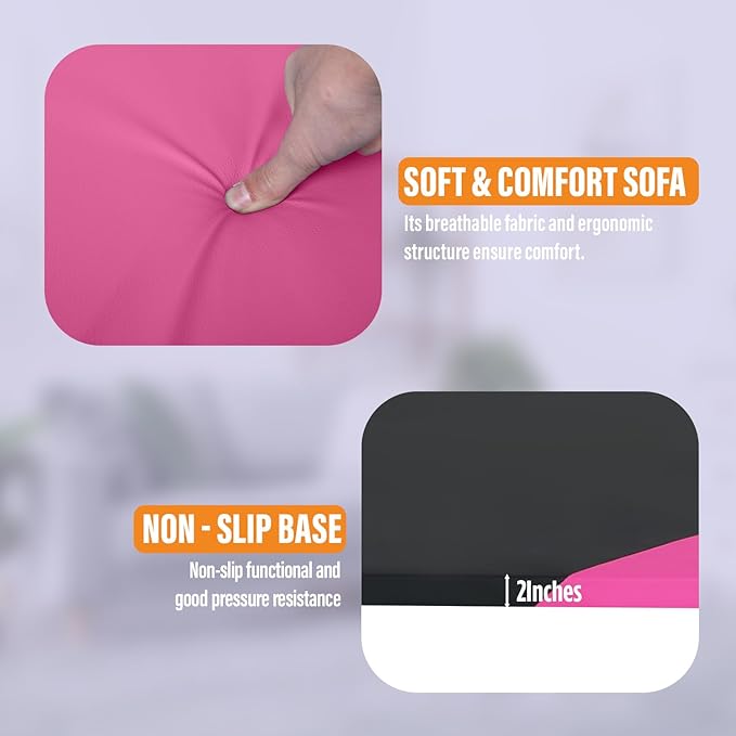 Gymnastics Mats Foldable Tumbling Mats Portable Gymnastics Exercise Mat 2'x6'/2.5'x6.4'/4'x6'/4'x8'/4'x10'/ Gymnastics Tumbling Mats Pad Home Exercise Panel Mat With Carrying Handles