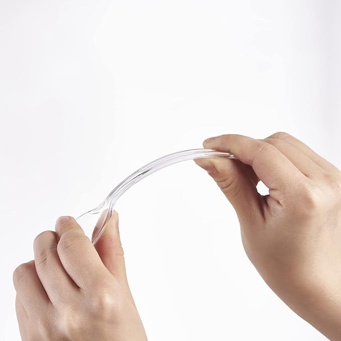 300 Crystal Clear Plastic Spoons Heavy Duty Silverware Set Disposable Serving Utensils Fancy Cutlery Elegant Flatware Heavyweight Plasticware Bulk Premium Sturdy Tableware Party Restaurant Supplies