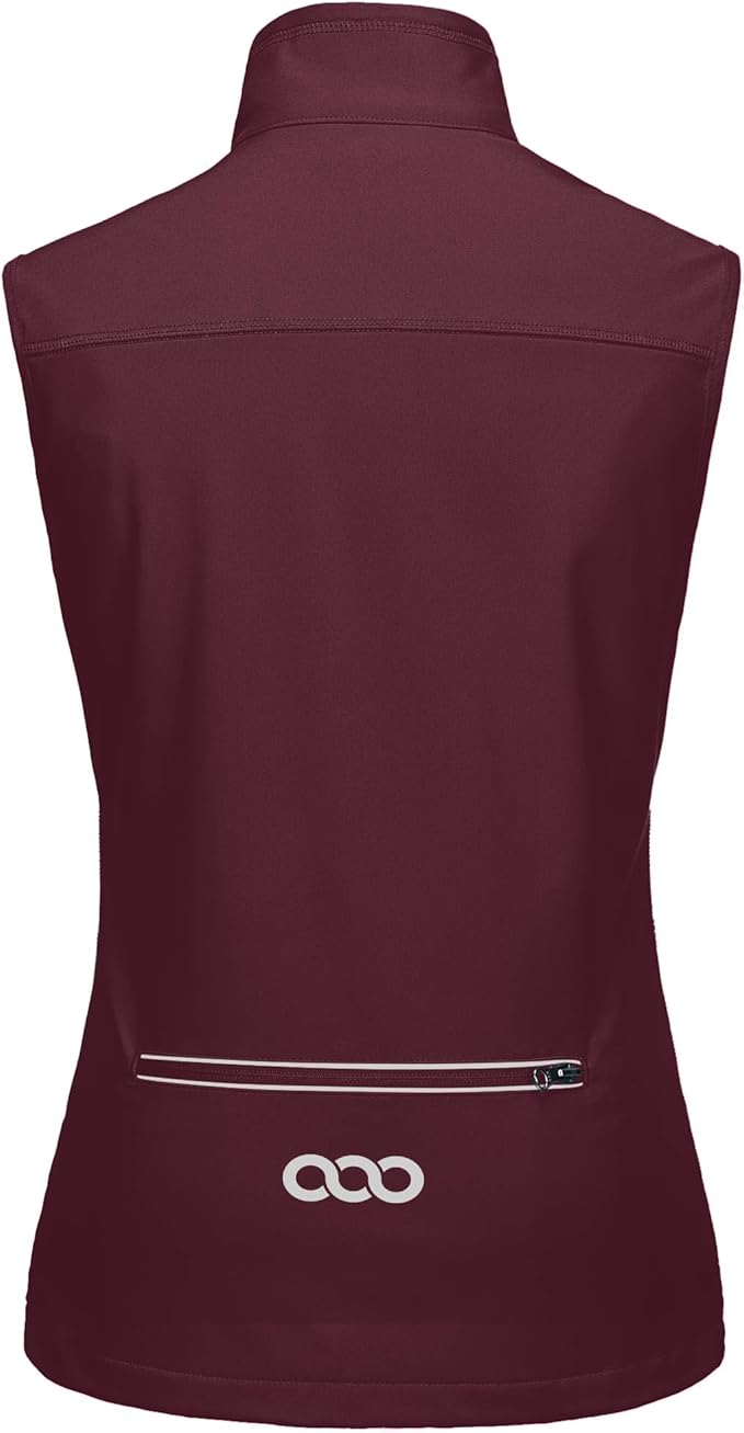 33,000ft Women's Lightweight Running Vest Outerwear with Pockets, Windproof Sleeveless Jacket for Golf Hiking Travel