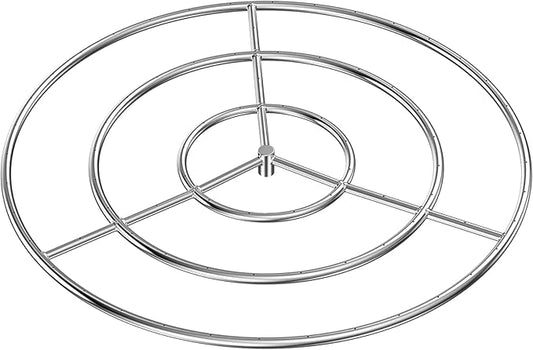 Skyflame 36-Inch Round Fire Pit Burner Ring, 304 Stainless Steel