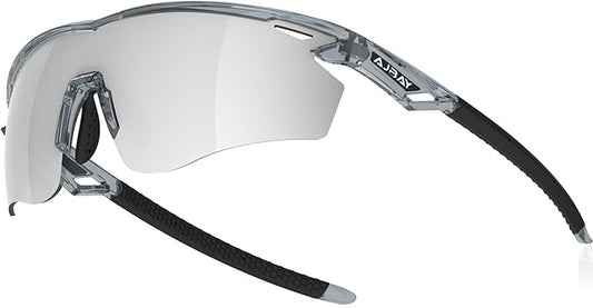 Polarized Sports Sunglasses for Men Women,Wrap Around Sun Glasses for Running Cycling Baseball Fishing Golf Hiking
