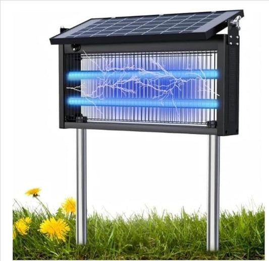 17.7 * 9.8 * 7.1in Bug Zapper Outdoor - Mosquito Repellent Outdoor Patio,Solar Bug Zapper Indoor,Waterproof Portable Fly Zapper,High Powered 4500V Mosquito Zappers Killer for Home,Patio,Camping