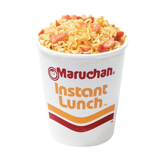 Maruchan Instant Lunch Hot & Spicy Shrimp, Ramen Noodle Soup, Microwaveable Meal, 2.25 Oz, 12 Count