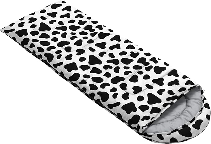 QOOMO Animals Camping Sleeping Bags,3 Season Warm & Cool Weather,Lightweight,Waterproof Sleeping Bags for Adults & Kids,Traveling,and Outdoors,Camping Gear Equipment