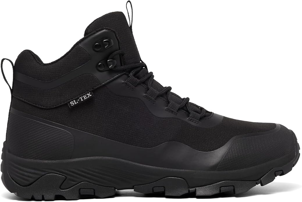 SHULOOK Men's Waterproof Hiking Boots Outdoor Lightweight Breathable Trekking Camping Mountaineering Shoes