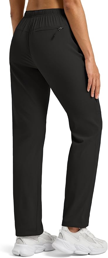 Willit Women's Hiking Pants Quick Dry Cargo Pants Lightweight Water Resistant Travel Golf Pockets Petite/Regular/Tall