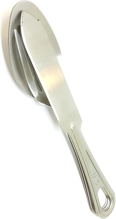 Mess Kit Fork, Knife, and Spoon