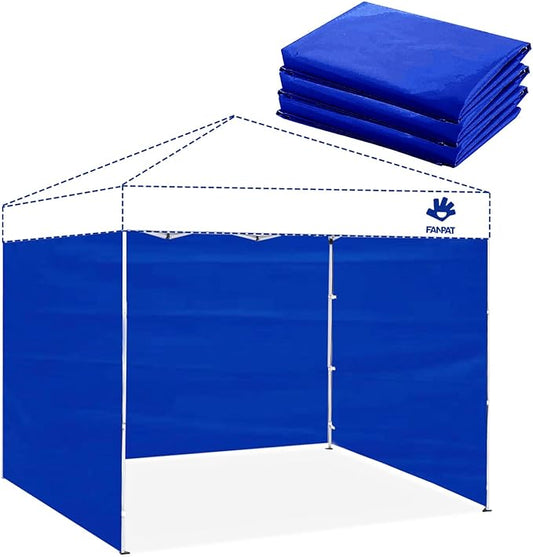 Instant Canopy Tent Sidewalls for 10x10 Pop Up Canopy Waterproof,99% UV Protection，3 Piece Sidewalls, Blue(3PCS Sidewall Only, Canopy Tent NOT Included)