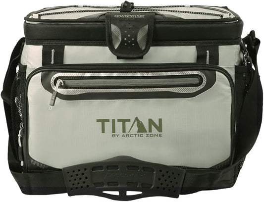 Titan by Arctic Zone 30 Can Zipperless Soft Cooler with HardBody Liner
