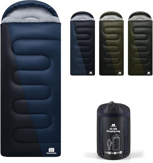 0 Degree XXL Sleeping Bags for Adults Cold Weather,Camping Sleeping Bag with Compression Sack for Winter Hiking, Hunting,Traveling