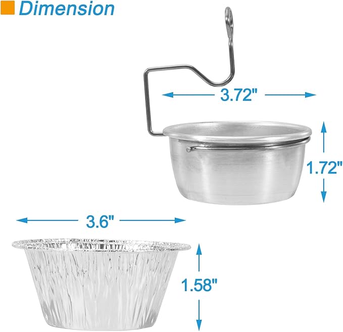 Universal Grease Cup for Char-Broil Kenmore Outdoor Grills and Other Similar Grills, Grease Catcher Cup with Holder and 15-Pack Aluminum Drip Liner for Charbroil 5884694