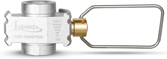 Gas Refill Adapter Fuel Canister Refill Adapter for Stoves, Upgrade Camping Experience Gas Saver Plus - Refill Flat Tanks, Convert Butane Cartridges, and Lindal Valve Canisters with Ease