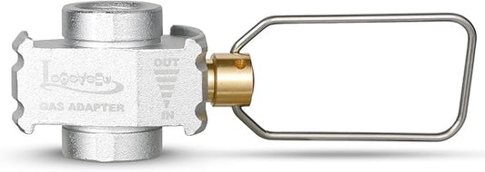 Gas Refill Adapter Fuel Canister Refill Adapter for Stoves, Upgrade Camping Experience Gas Saver Plus - Refill Flat Tanks, Convert Butane Cartridges, and Lindal Valve Canisters with Ease