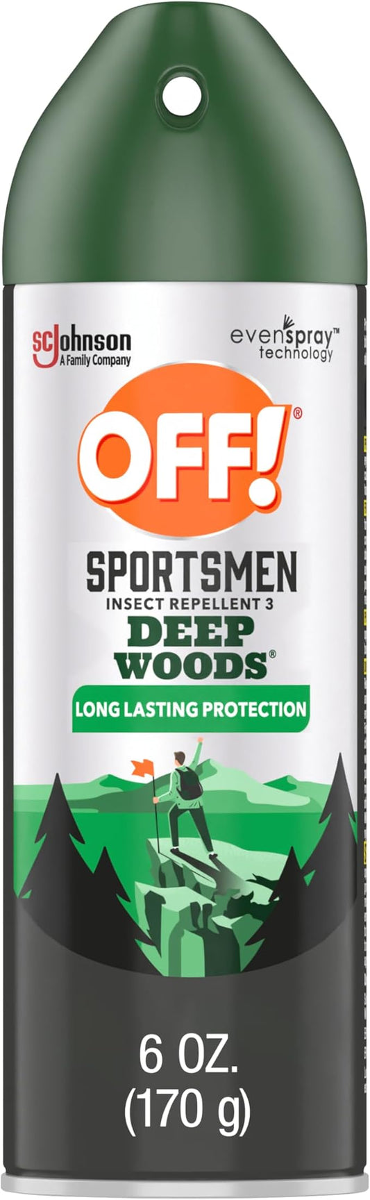 OFF! Deep Woods Sportsmen Insect Repellent II, 6 oz.