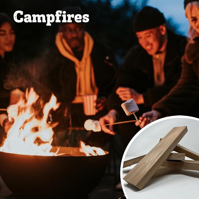 Premium Kiln Dried Wood Kindling for Pizza Ovens, Tabletop Fire Pits & Campfires