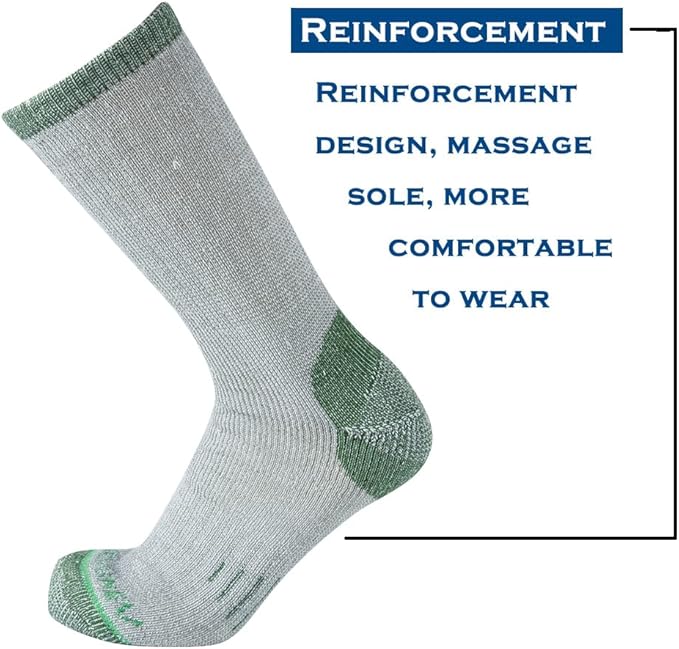 Merino Wool Men Crew Socks Warm Socks Athletic Socks for Men, Suitable for Hiking,Trekking,Camping …