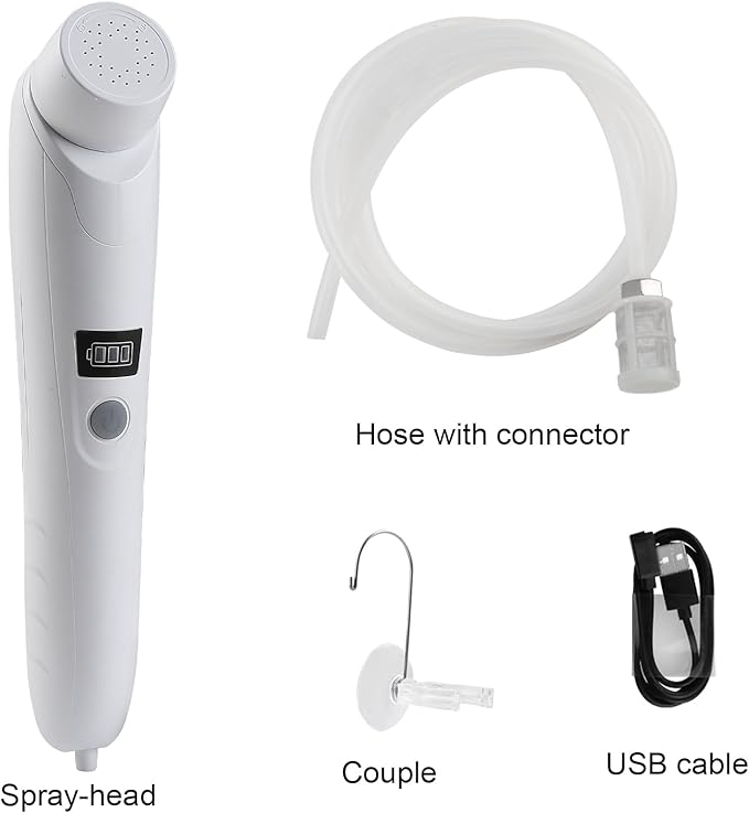 Portable Outdoor Shower,Handheld Electric Shower,IPX6 Waterproof,USB Charging,Built-in Battery,Compact and Portable,Suitable for Outdoor Camping,Beach Bathing,Hiking,pet Bathing