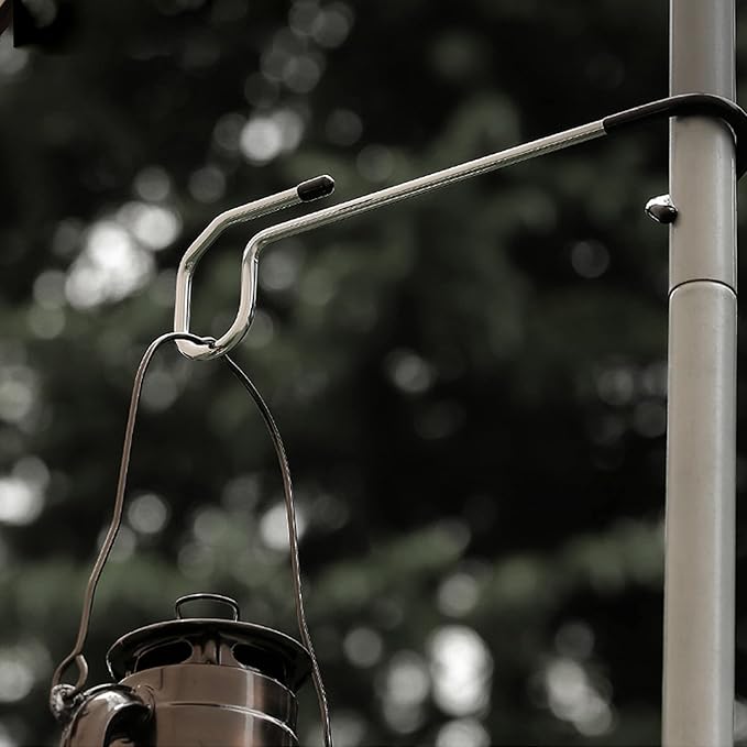 3PCs Garage Shelving Storage Hooks for Outdoor Camping Lanterns, Non-Slip Bird Feeders, Kitchen Shelving Poles