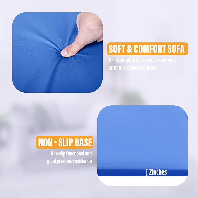 Gymnastics Mats Foldable Tumbling Mats Portable Gymnastics Exercise Mat 2'x6'/2.5'x6.4'/4'x6'/4'x8'/4'x10'/ Gymnastics Tumbling Mats Pad Home Exercise Panel Mat With Carrying Handles