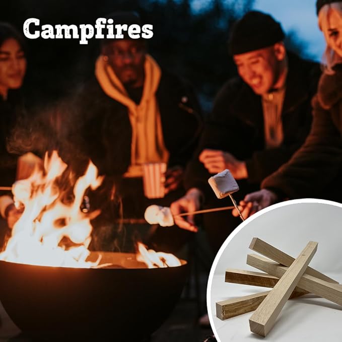 Premium Kiln Dried Wood Kindling for Pizza Ovens, Tabletop Fire Pits & Campfires