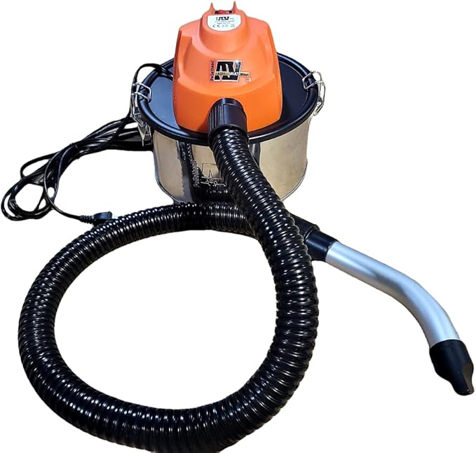 Pellethead Ash Vacuum Vault Pro for Fireplaces, Pellet Stoves, Grills, Pizza Ovens, Fire Pits (Mini 110V)