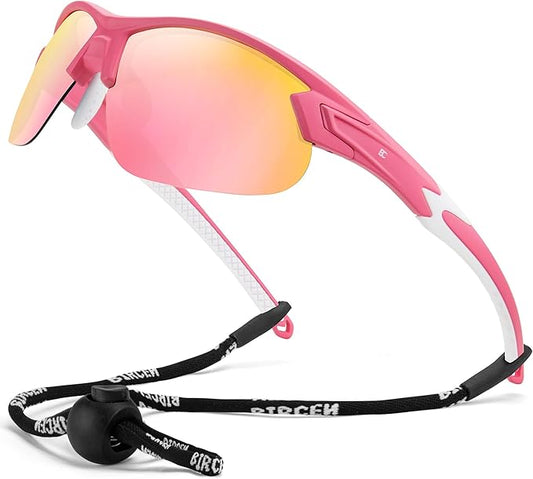 BIRCEN Polarized Sport Sunglasses for Men: UV Protection Fishing Shades for Golf Baseball Driving Motorcycle BC3065