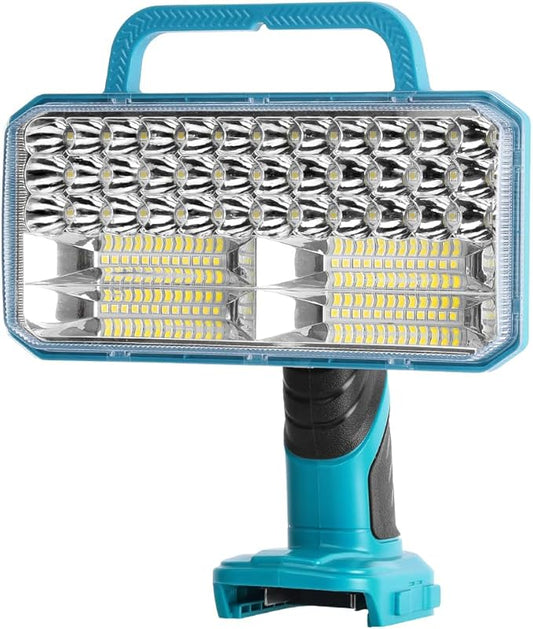 40W Cordless LED Flashlight for Makita 18V Lithium-ion Battery, 4200LM Handheld Work Light with USB Charger Port for Camping, Hiking, Climbing, Job Site, Indoor & Outdoor Use