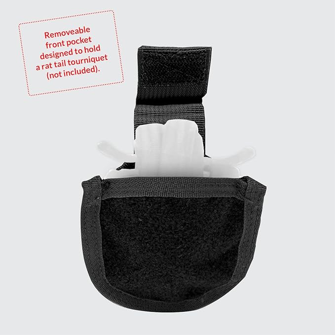 Premium Tactical Trauma IFAK Kit with Celox Hemostatic Granules, SOF Tourniquet and Pressure Bandage in Molle Pouch, Bleeding Control Kit (Black)