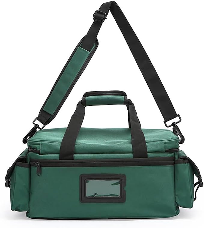 First Aid Bag,Medical Bag,First Responder Bag for Trauma,Medical Bag Organizer with Detachable Dividers for Nurses,Home Health Care,EMT(Bag Only)