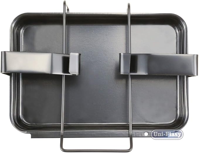 Uniflasy 7515 Grill Catch Pan Holder/Drip Pan/Grease Collection Pan Replacement Parts for Weber Genesis 1000-5500, Genesis Silver/Gold/Platinum, Genesis II Series, Platinum I/II, and Summit Grills