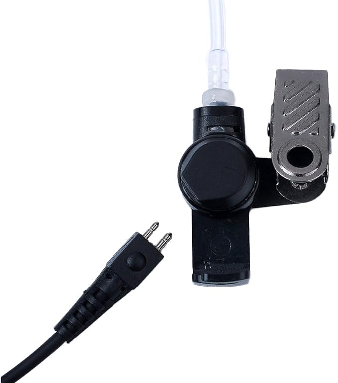 2 Pcs 2-Wire Surveillance Acoustic Tube Walkie Talkie Earpiece/Headset Compatible with Motorola Radio CP200 CP200d CLS1410 CLS1110 CLS1413 GP2000 XU1100 PRO1150 MU12(2 PCS)