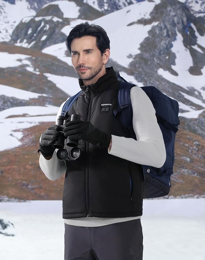 KEMIMOTO Heated Vest for Men Women with Battery Pack Included
