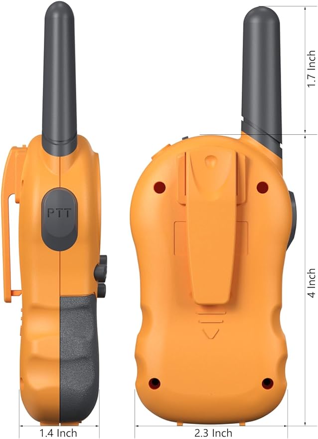 FOREDOM Rechargeable Walkie Talkies for Kids Walkie Talkies Long Range for Boy & Girl Age 3 to 12 Year Old Birthday Toys - 3 Pack
