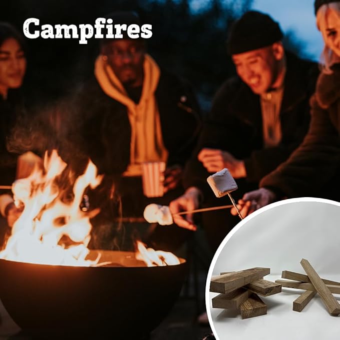Premium Kiln Dried Wood Kindling for Pizza Ovens, Tabletop Fire Pits & Campfires